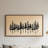Metal Pine Tree Wall Art Decor, Black Forest Nature Wall Sculpture for Living Room, Bedroom, Office, Rustic Home Decor