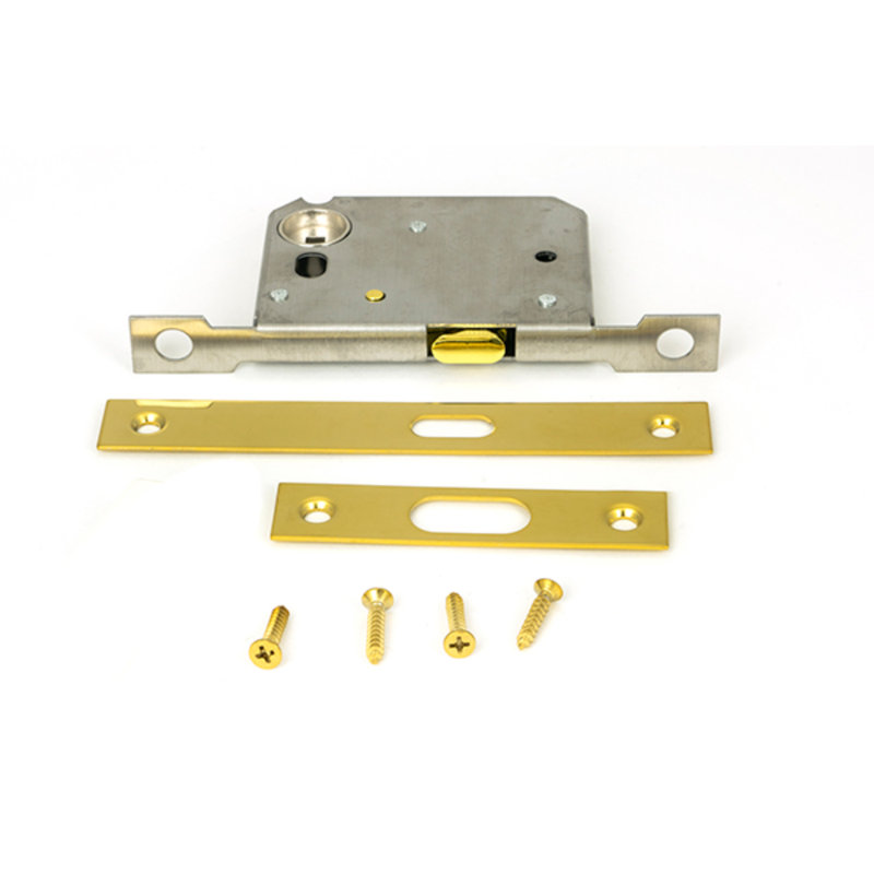Sliding Door Lock, PVD Brass