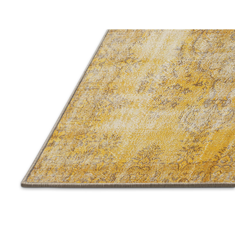 Tapis oriental beige / jaune, Rectangle 7 pi x 10 pi