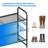32'' Wide 3-Tier Metal Mesh Shoe Rack for Closet, Stackable and Adjustable, Good for High Heels-1156727743