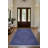 Nouvelle Collection Digital Print Cotton-Polyester Navy Blue Oriental Rug-1810491711