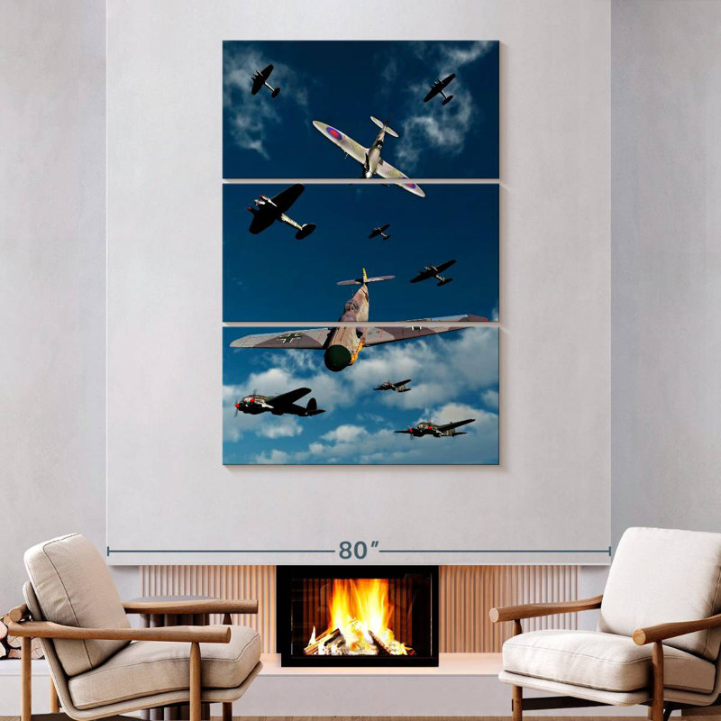 Mehar War Aviation, 74" H x 48" W