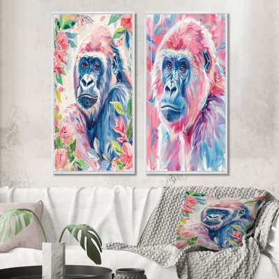 Ensemble de 2 pièces d'art mural Cowger - Gorilla