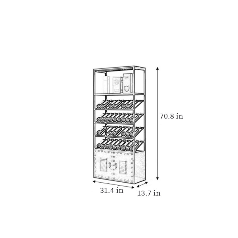 Floor Multi-tier Wine Rack