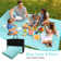 Botho Outdoor Rugs Durable PP Mat for Outdoor Use Area Rug Perfect for Patios, Gardens, and Poolside Areas