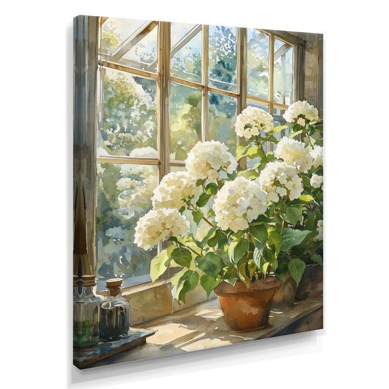 Henrickson - Floral Canvas Art Print, Toile tendue, Ne s’applique pas, H 20 po x l 12 po