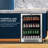 Whyter 24" width 182 Cans Stainless Steel Beverage Refrigerator with Digital Control