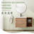Wall-Mounted Floating Bathroom Vanity with Ceramic Top-716232424