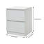 32cm W Solid Wood Bedside Table