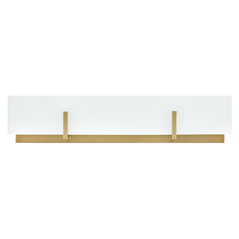 Halbert Medium Four Light Vanity, Gold