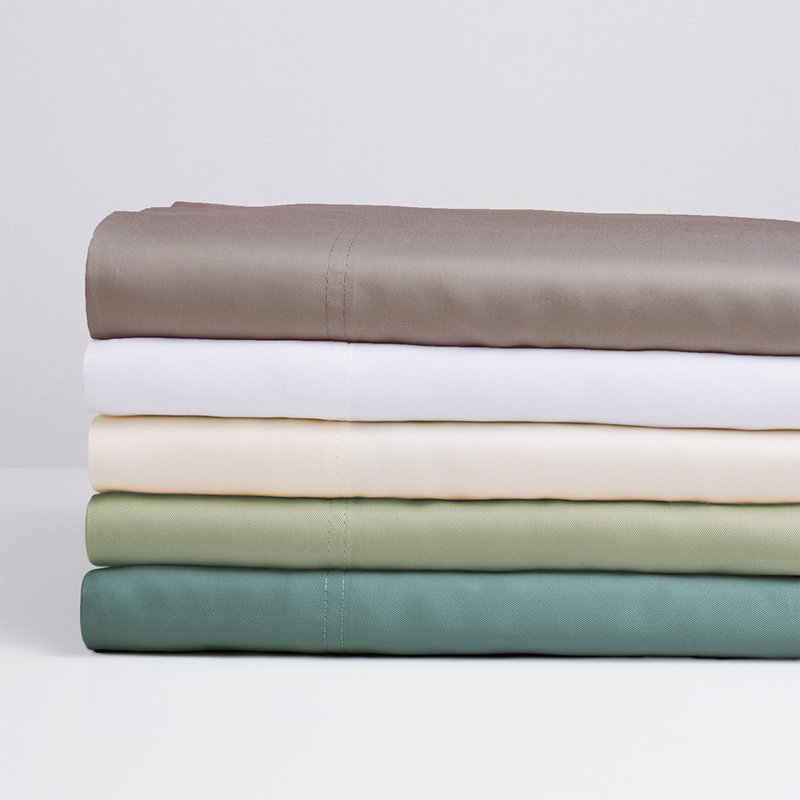 Rayon Twill Sheet Set, Full/Double Sheet Set +1Fitted Sheet +1Pillowcases, White
