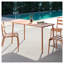 Longue table d'extérieur (rouge) Table de salle à manger Villa-683276178