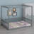 Canopy Floor Bed With Full-Perimeter Guardrails And Safety Fence Design-1794309885