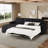 L-Shaped Sleeper Sectional Sofa With Hidden Storage-2086731400