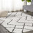 Schlosser Moroccan Diamond Shag Beige/Dark Gray Rug-1159273593
