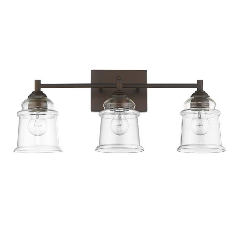 Fleischmanns 3 - Light Dimmable Vanity Light, Oiled Bronze