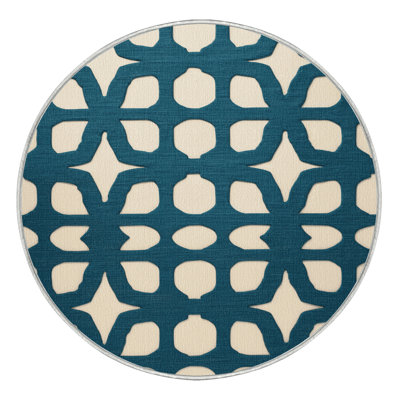 Machine Washable Trellis Beige Area Rug