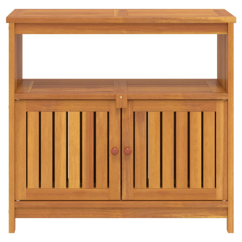 Jensenn Rectangular Solid Wood Outdoor Buffet & Console Table 35 cm D, 75cm H x 80cm W x 35cm D
