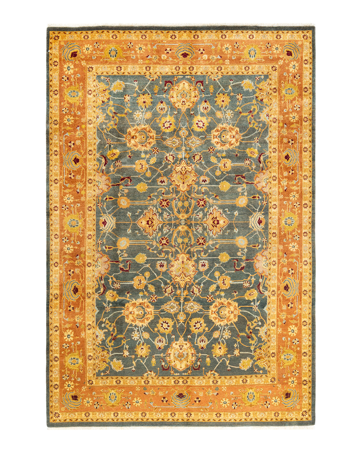 Isabelline One-of-a-Kind 3' X 4'6 New Age Wool Area Rug in