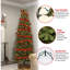 Sapin de Noël artificiel pré-éclairé avec lumières sapin Kingswood