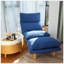 Fauteuil inclinable ergonomique pliable avec réglage semi-automatique pour un confort et une polyvalence ultimes, parfait pour le balcon ou la chambre à coucher