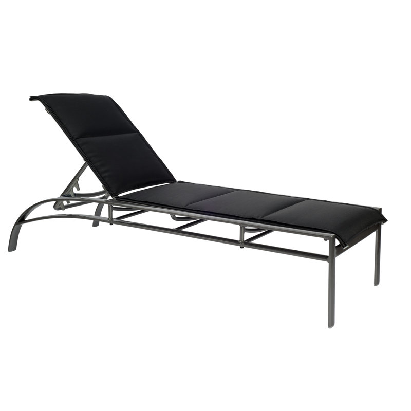 Chaise longue simple inclinable 76,25 po Metropolis, Sésame