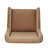 Lural Swivel Brown Rocker Chair