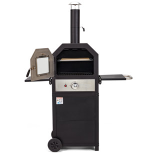 Propane Assist Pizza Oven Pro BBQ Grill Smoker Grill Trailer Food