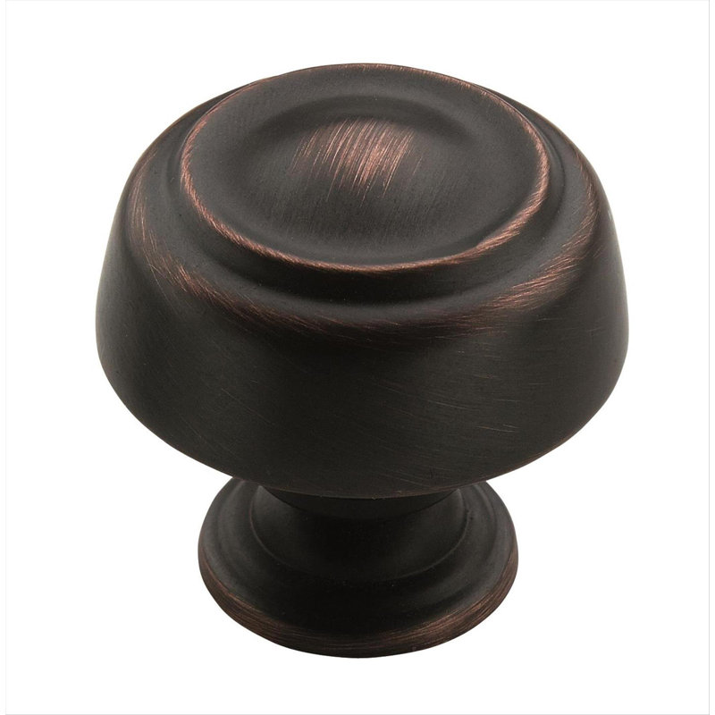 Poignée champignon Kane, Bronze huilé, H 1,5 po x l 1,625 po x P 1,25 po