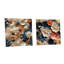 Rondeau - Ensemble de 2 verres muraux en acrylique tropical bord de mer-103926665