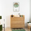 Fullilove Metal Flat Wall Mirror with Shelves-1735889113