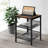 Messai 15.7'' W Metal Nightstand