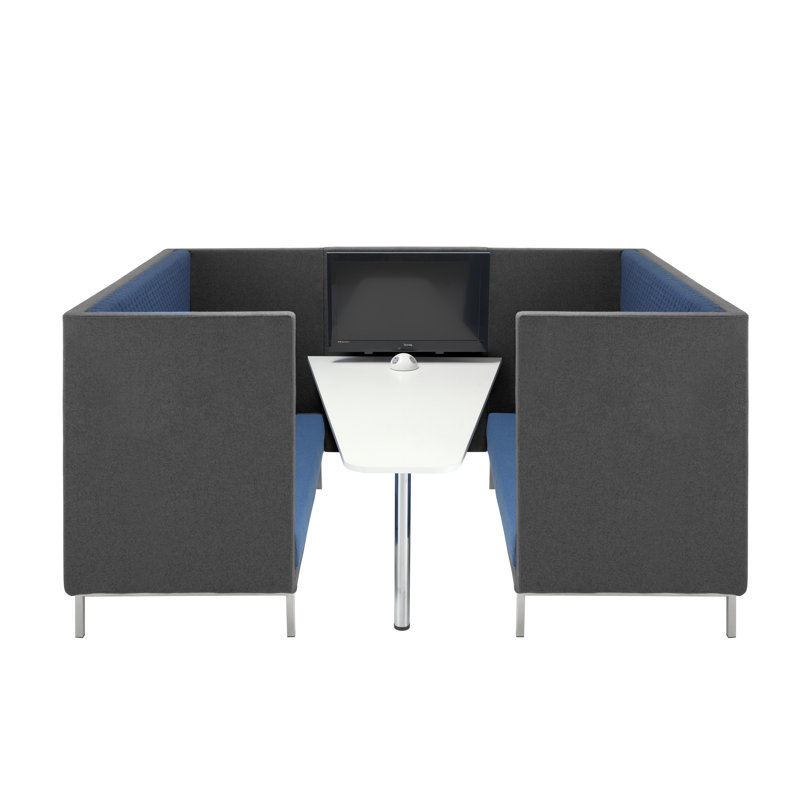 Roanoke 2.5cm Rectangle Conference Table, White