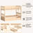 Citori Full Over Full Wood Bunk Bed With Trundle-638400619