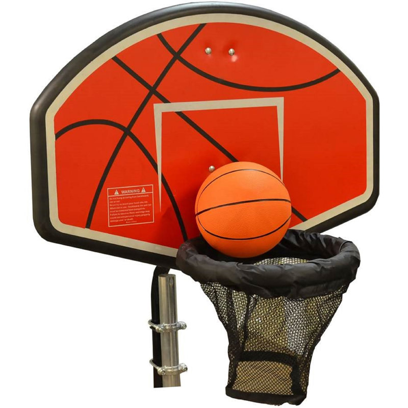 YJ USA Universal Fit 18'' Plastic Basketball Hoop