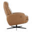 Fauteuil inclinable et pivotant en cuir véritable Danva-101479846