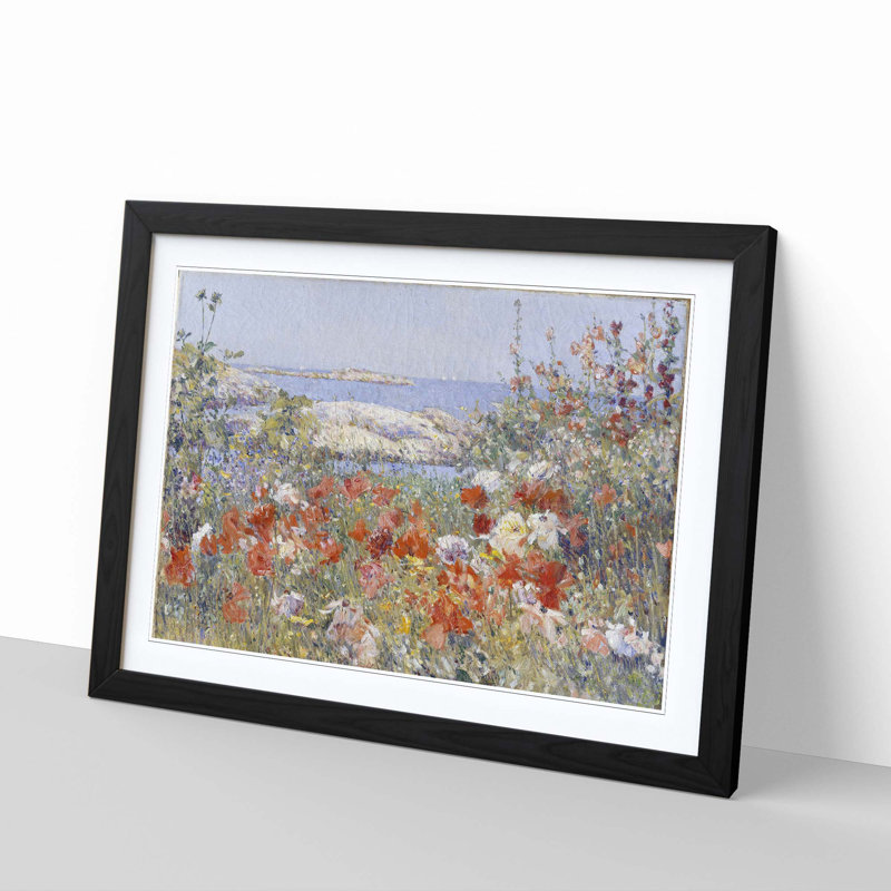 Childe Hassam - Single Picture Frame Painting, Black