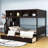 Godo Kids Twin Over Full Bunk Bed with Drawers-685050732