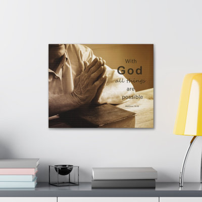 No Frame Print on Canvas