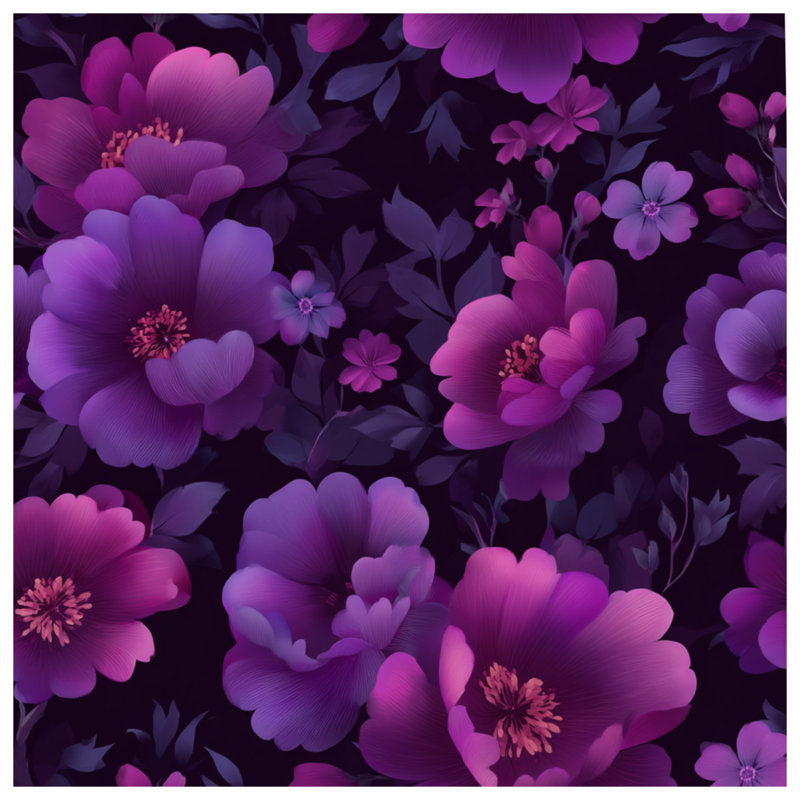 Édredon floral avec literie bohémienne, Édredon simple, Floral rose / mauve