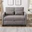 2 Seater Convertible Linen Sofa Bed-1172008658