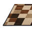 Tapis botanique brun lavable à la machine-1796469316