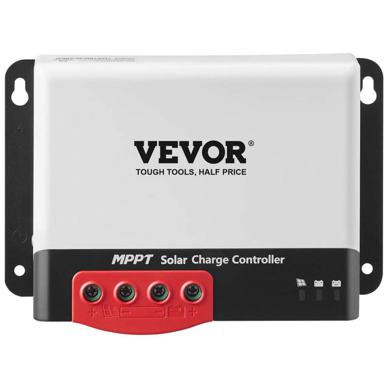 Contrôleur de charge solaire 50A MPPT, entrée DC automatique 12V / 24V, chargeur de régulateur de panneau solaire avec module Bluetooth, efficacité de charge de 98% pour les batteries scellées (AGM), gel, inondé et au Lithium