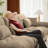 Versatile Modular Sofa with Movable Ottomans and Plush Pillows for Cozy Living
