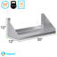 Tablette murale 12 po x 30 po en acier inoxydable avec protections latérales