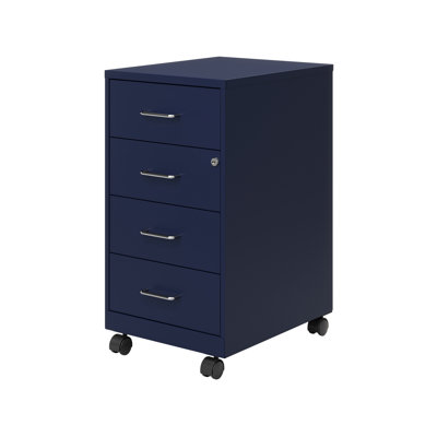 Patirica 4-Drawer Mobile Vertical Filing Cabinet by Inbox Zero