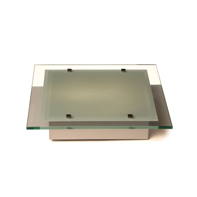 Plafonnier semi-encastré Contempra, H 3 po x l 13,75 po x P 21,5 po