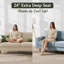 Canapé 68 po Mid Century Modern-130583932