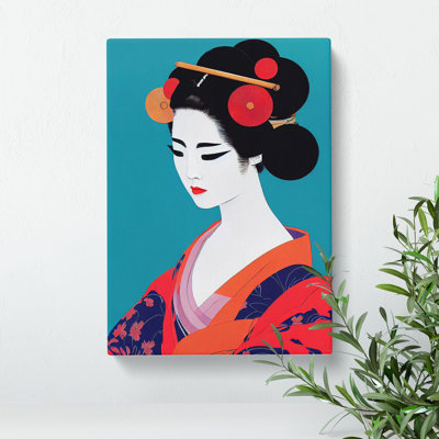 Luscious Geisha - Wrapped Canvas Print