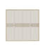 Roderic 4 Door Manufactured Wood Wardrobe